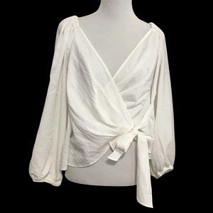 Off The Shoulder Tie Dress Shirt